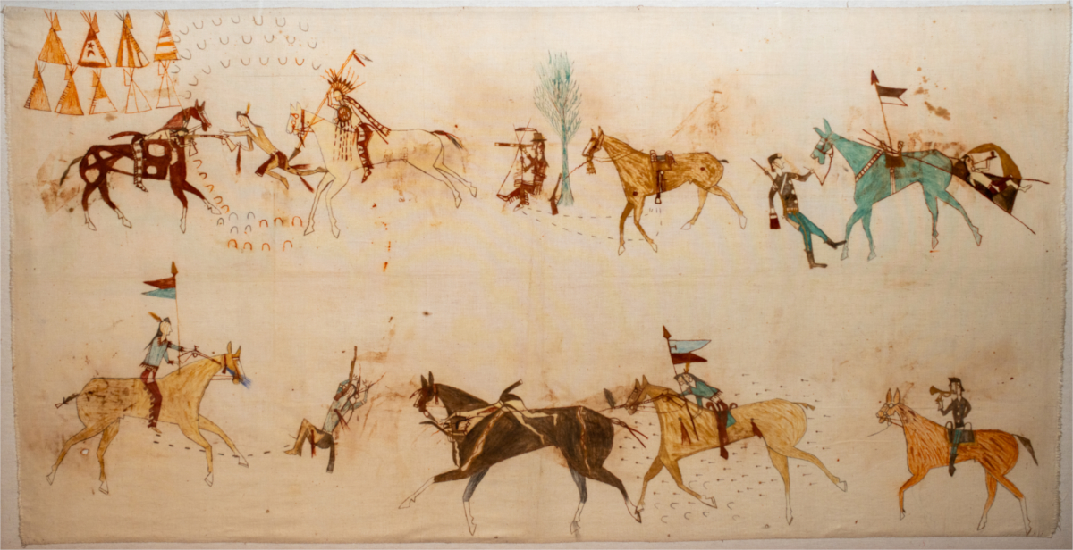 White Swan ledger art, Arkansas version